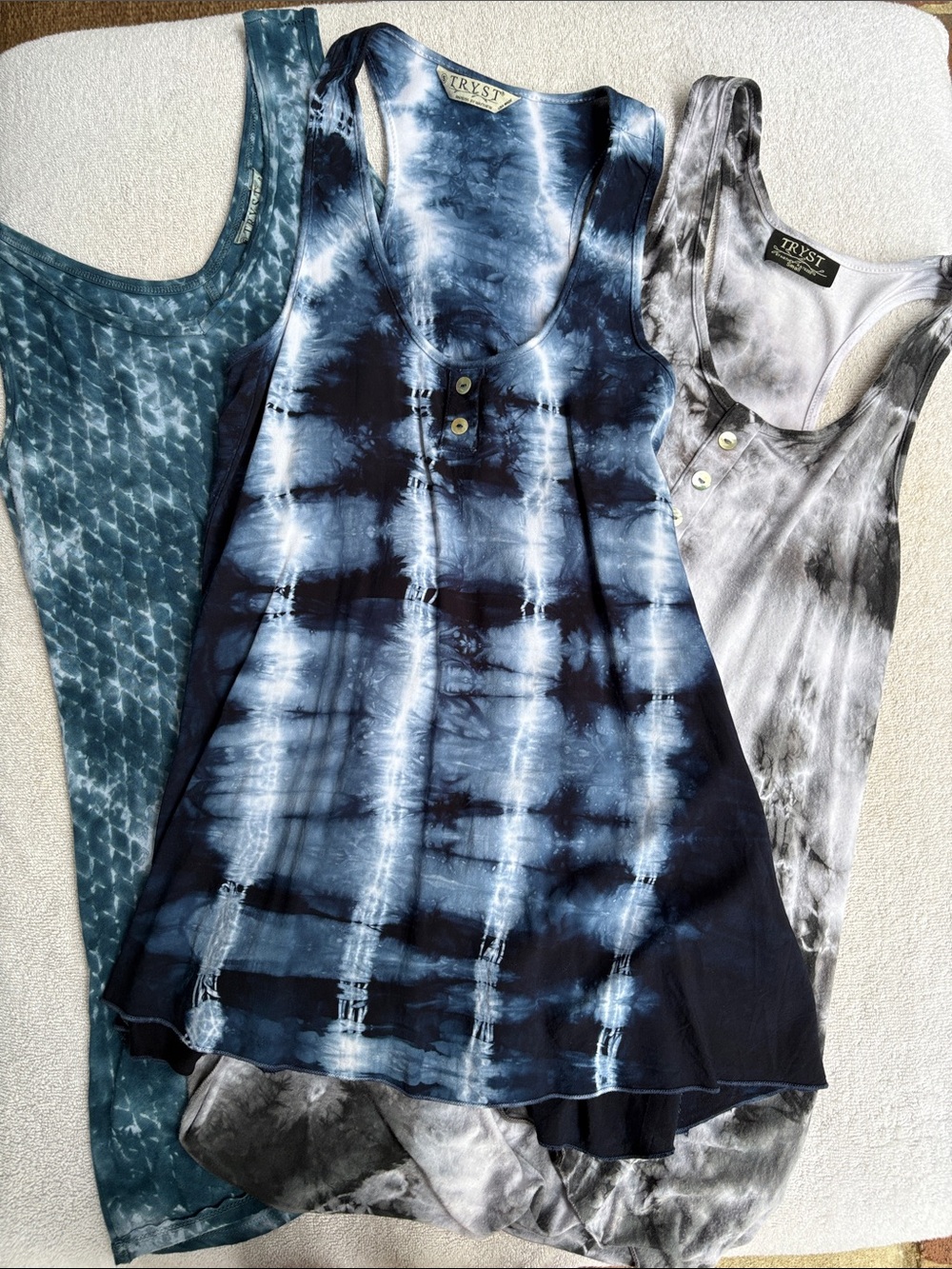 Tryst BUNDLE of Three Flowy Tank Tops